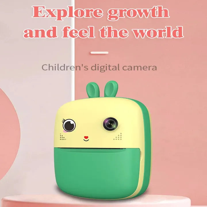 Kids Cartoon Shape Instant Digital Thermal Printing Camera