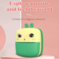 Kids Cartoon Shape Instant Digital Thermal Printing Camera