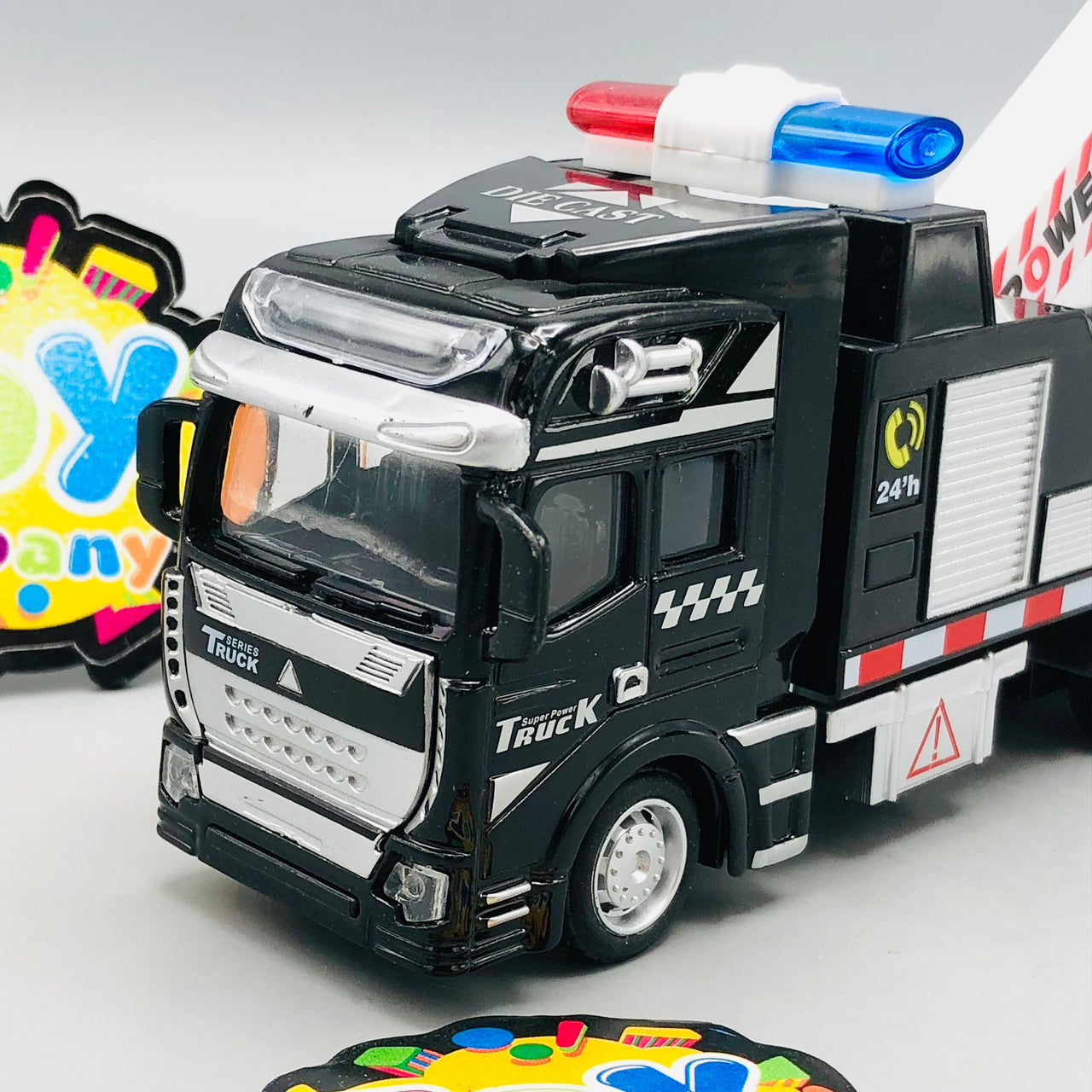 1Pc Alloy Pullback Tow Truck