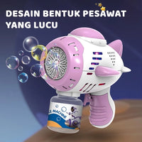 15 Holes Colorful Bubble Machine With Lights