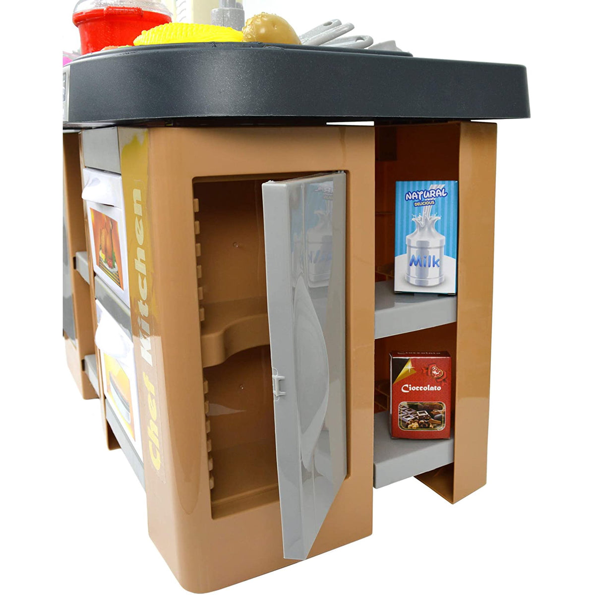 58 Pcs Talented Chef Kitchen Play Set | Realistic Sink