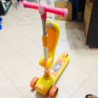 Height Adjustable Kids Scooter Yellow - Major Fault