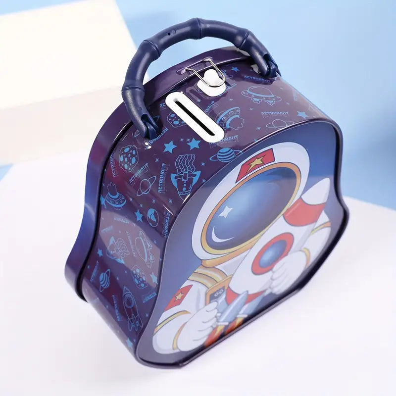 Astronaut Themed Kids Coin Saving Box