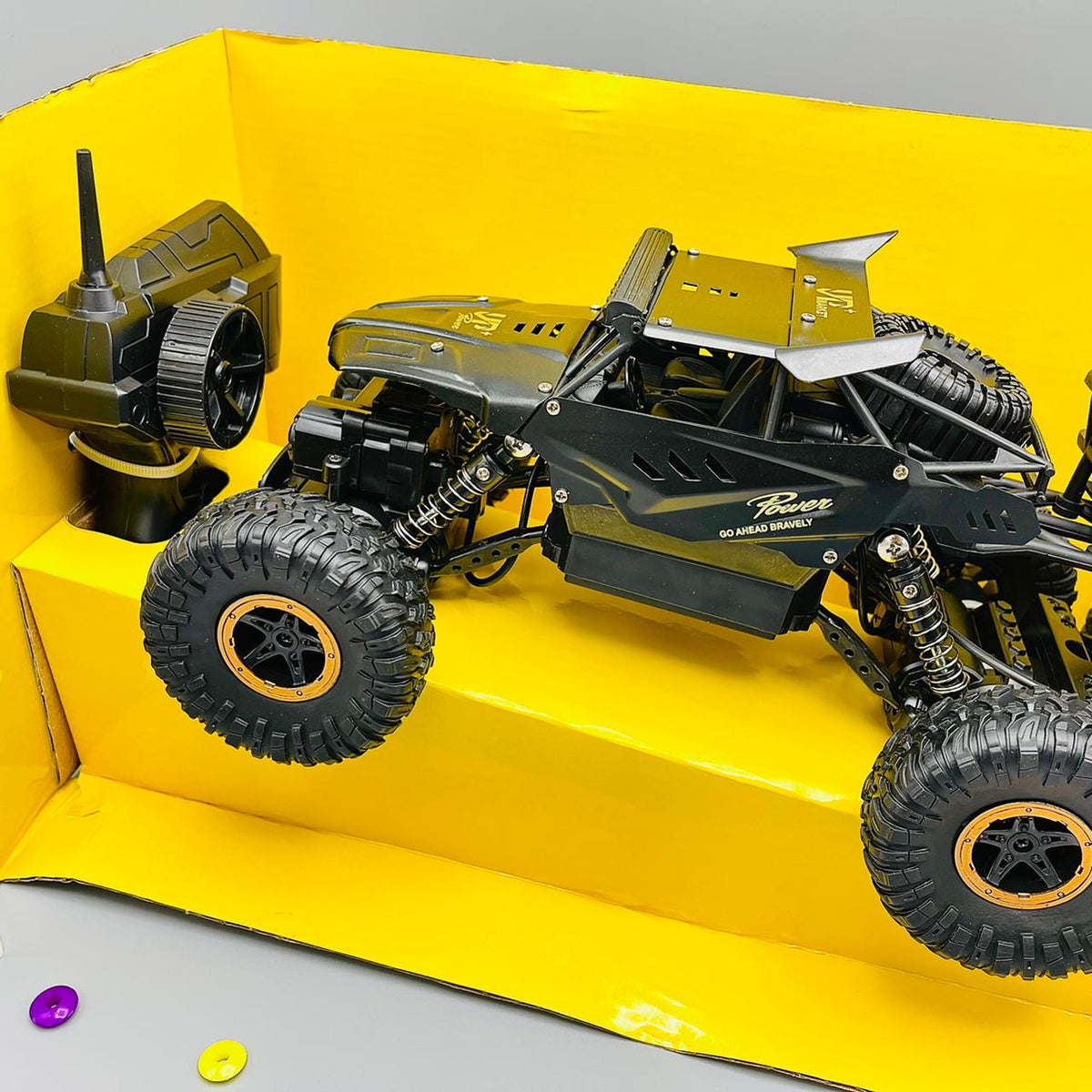 2.4 GHZ RC Metal Body Rock Crawler - 1:10 Scale