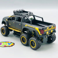1:24 Diecast Ford Raptor Off-Road Pickup Truck