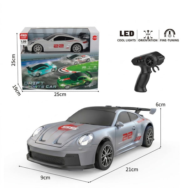 1:20 RC Porsche 911 GT3 RS Drift Car