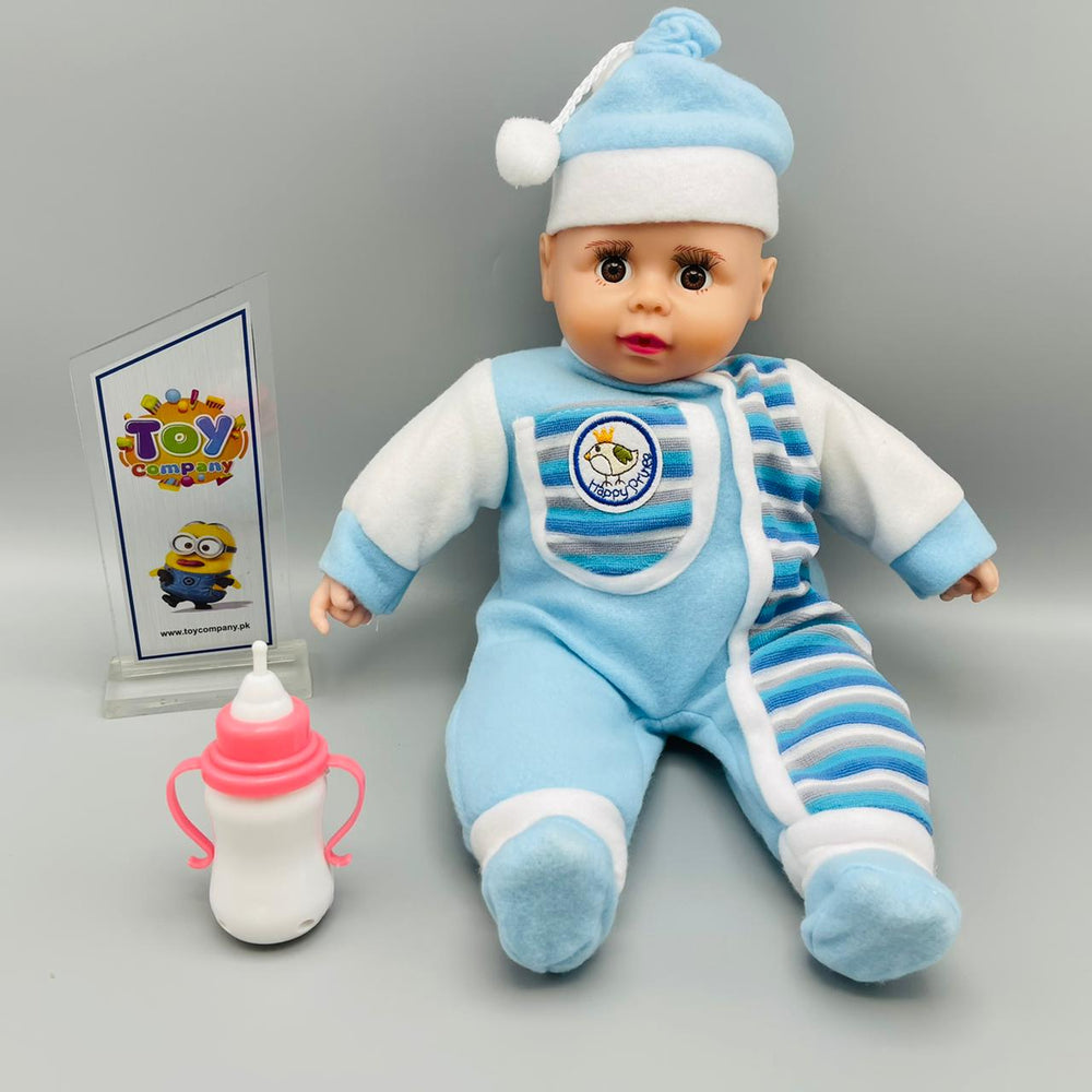 Stuffed Baby Boy with Feeder