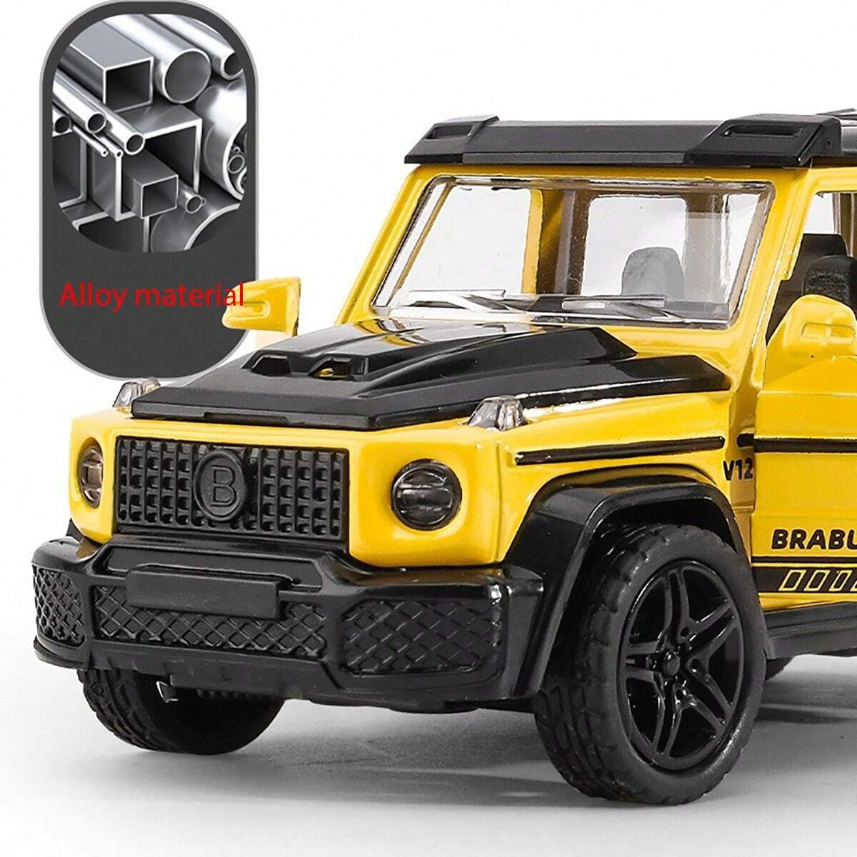 3Pc Diecast Mini Brabos Pullback Model Car 