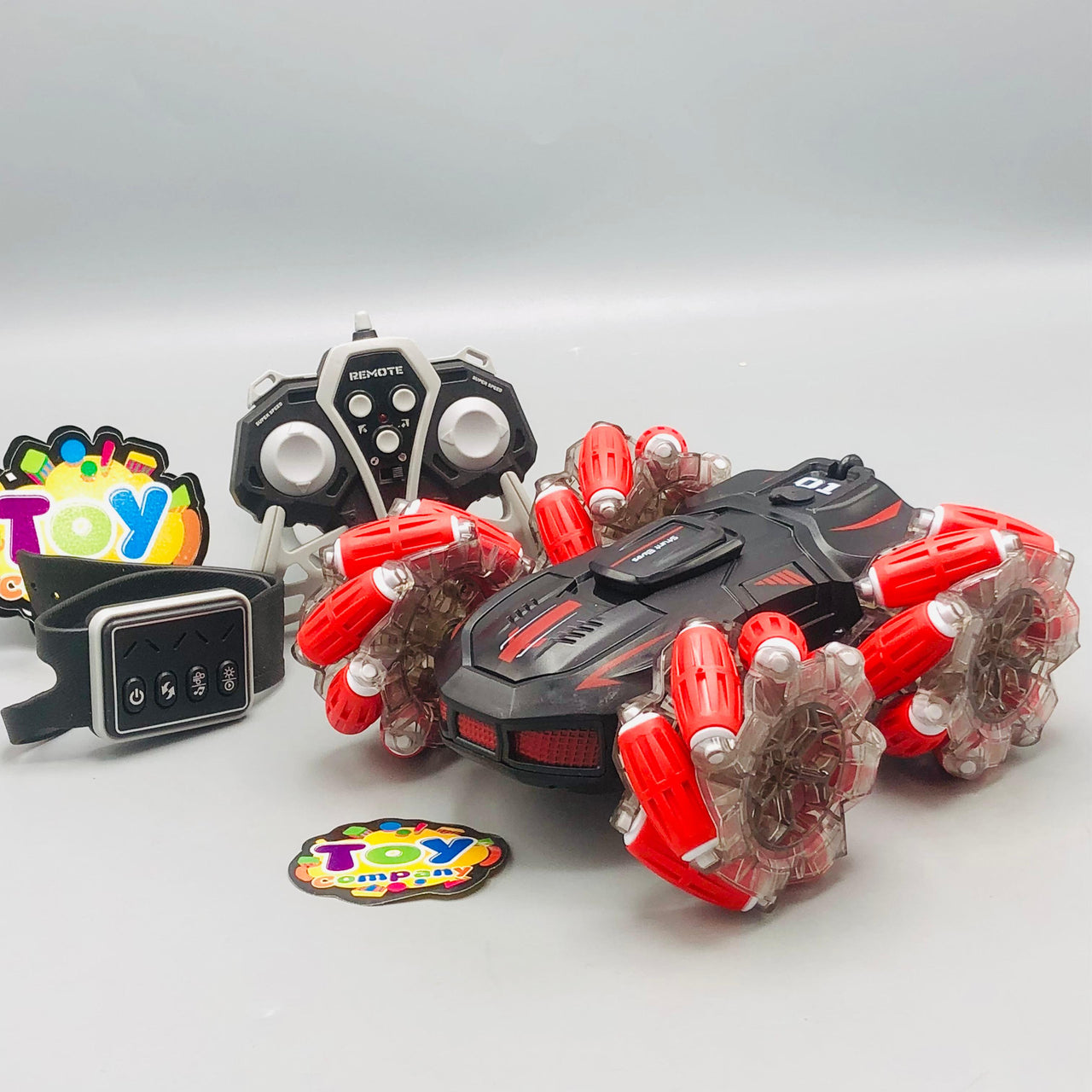 2.4G Remote & Gesture Control Stunt Spray Car