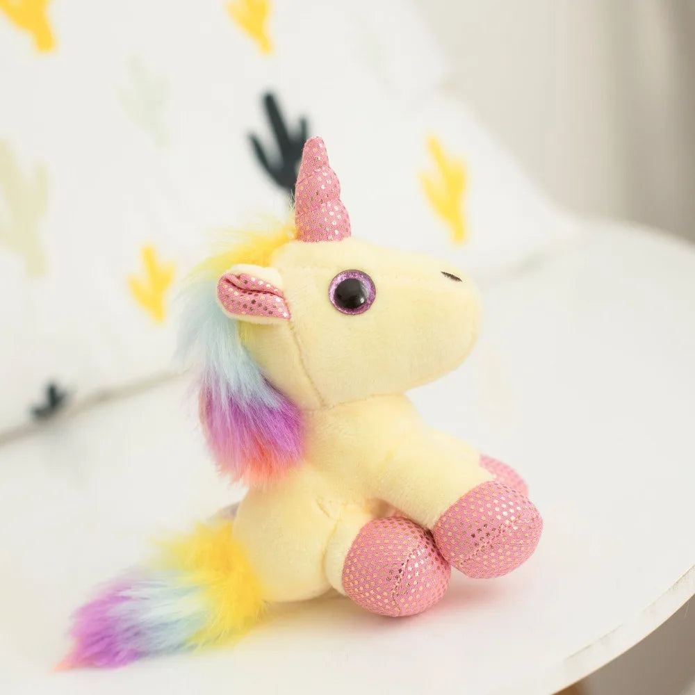 Cute Unicorn Stuffed Keychain - 1Pc