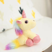 Cute Unicorn Stuffed Keychain - 1Pc