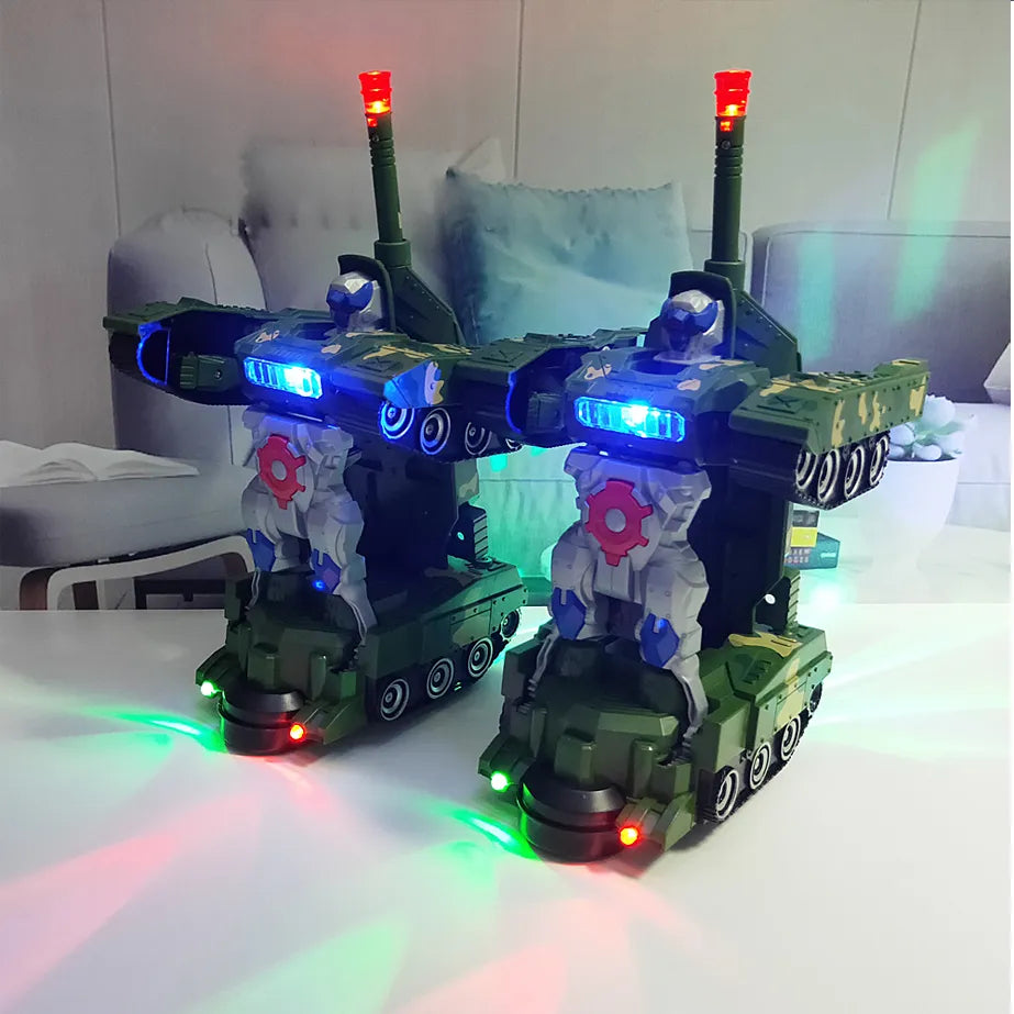 Deformation Combat Military Tank With Light & Sound