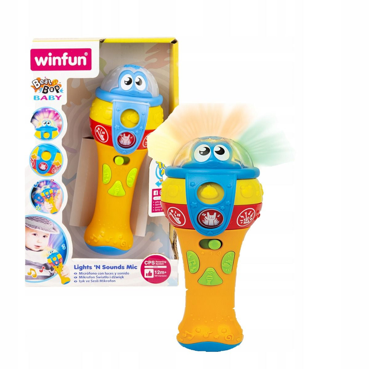 WinFun Lights 'N Sounds Mic For Kids