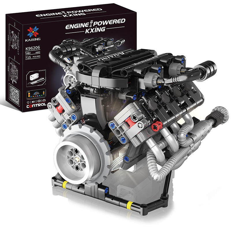 RC Engine Power Lego Bricks Model