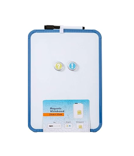 14*Inches Magnetic White Board With Marker & 2 Magnets