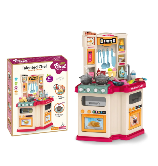 67 Pcs Little Talented Chef Spraying Kitchen