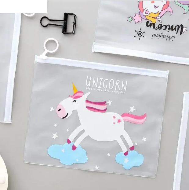 Magical Unicorn Transparent Pouch - Assortment