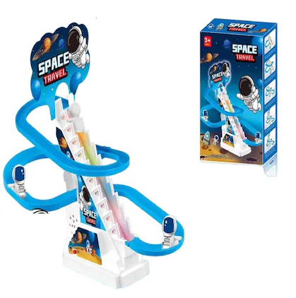 Electric Space Themed Track Set With Light & Sound