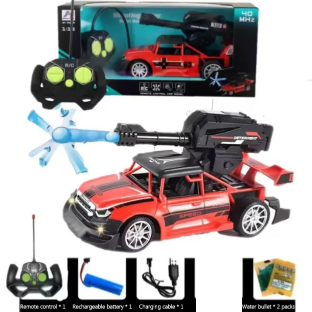 40MHz 1:18 RC Turbo Bubble Shooter Car