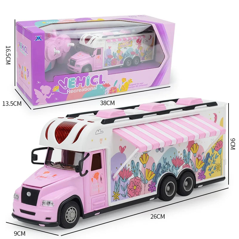 RC Lighting Truck With Mini Camping Furniture