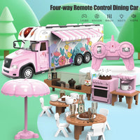 RC Lighting Truck With Mini Camping Furniture