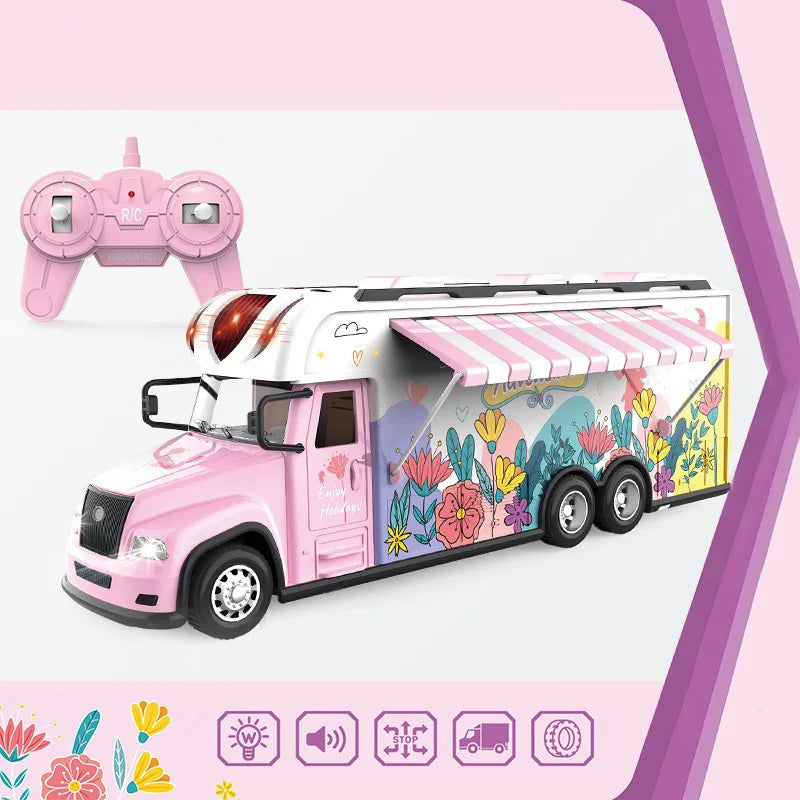 RC Lighting Truck With Mini Camping Furniture