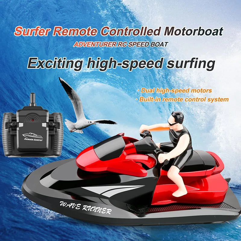 2.4 GHz Wireless RC Motor Speed Boat