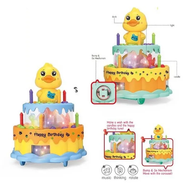 Duck Rotation Music Cake