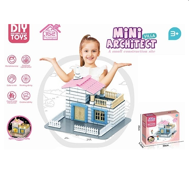 DIY Mini Architect Villa Construction Building Block