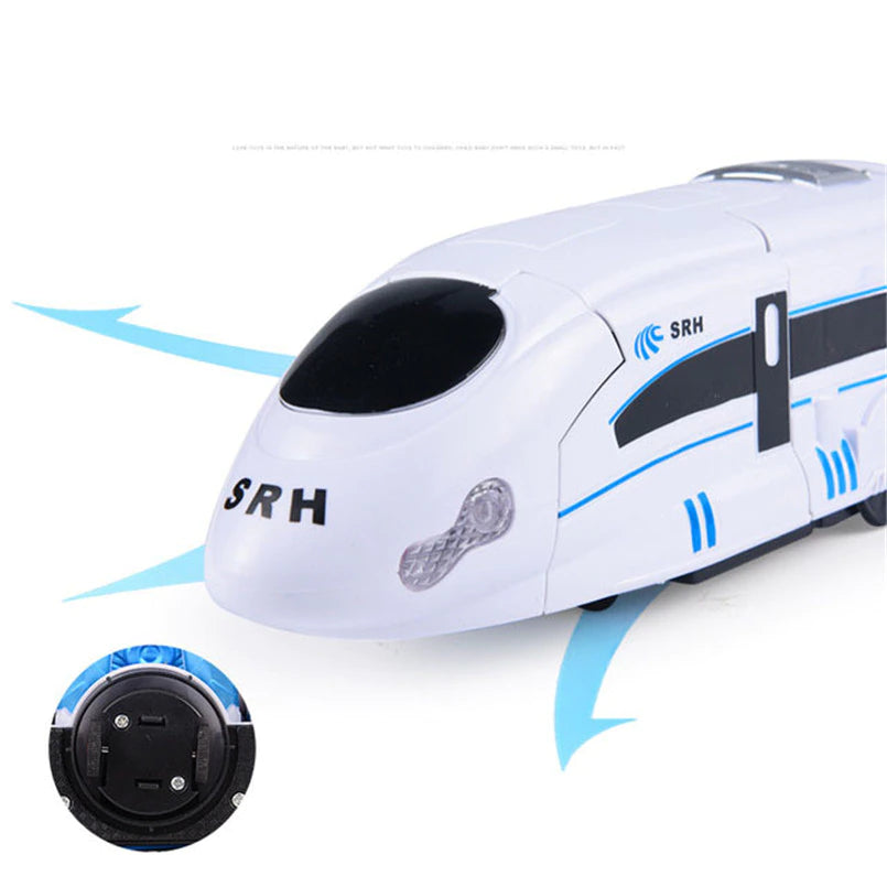 Convertible Warrior Deformation Electric Robot Toy Train