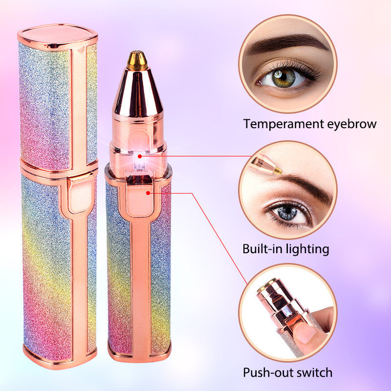 2-in-1 Battery-Operated Eyebrow Trimmer