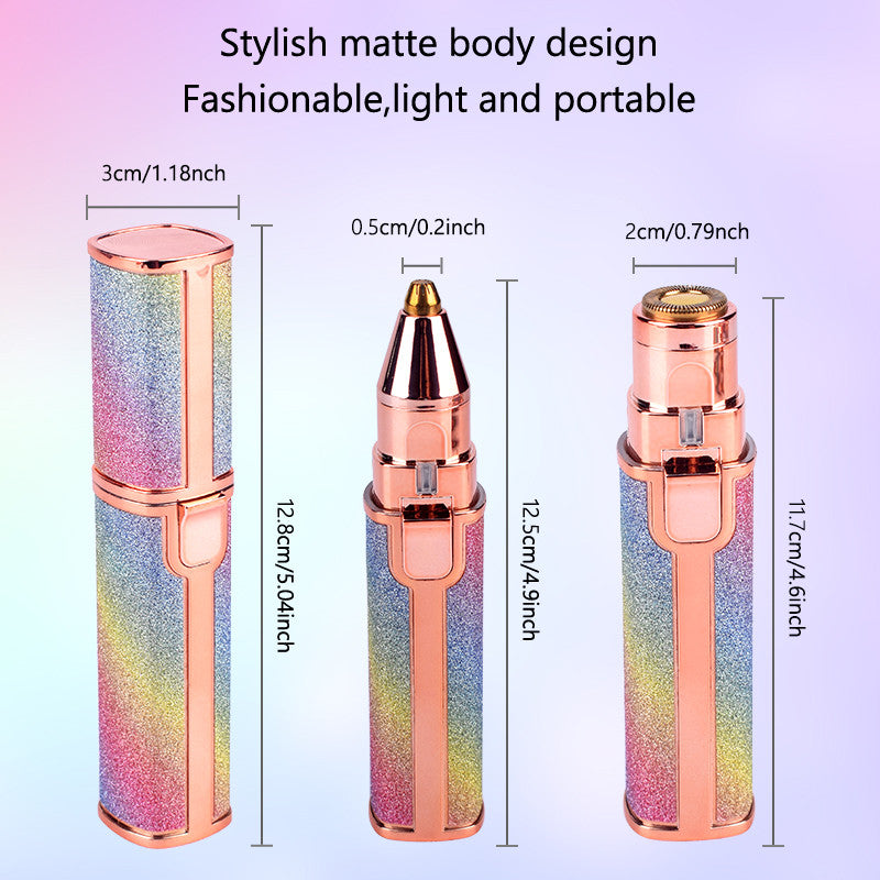 2-in-1 Rechargeable Eyebrow Trimmer