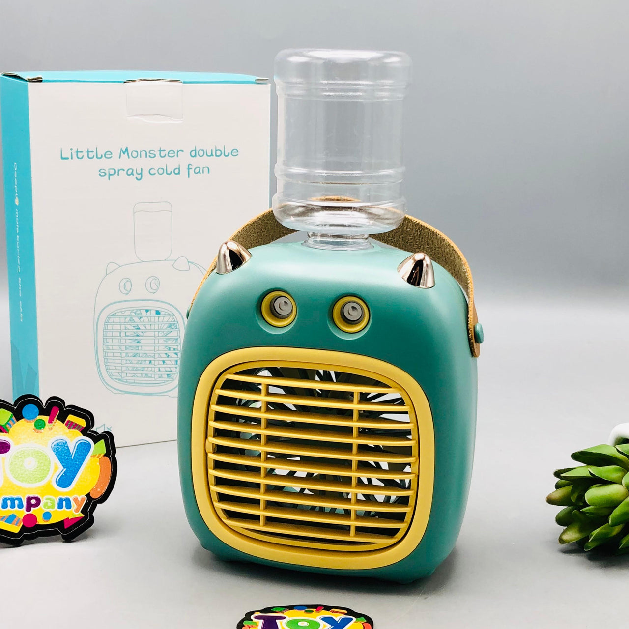 2-in-1 Monster Portable Mist Spray Electric Fan