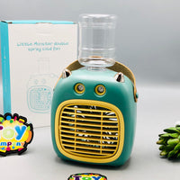 2-in-1 Monster Portable Mist Spray Electric Fan