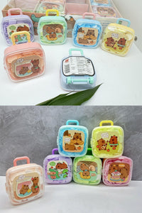 1Pc Portable Travel Suitcase Shape Paper Soap