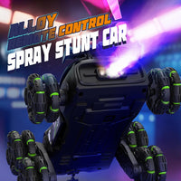 2.4GHz RC Alloy 6 Wheels Stunt Spray Car