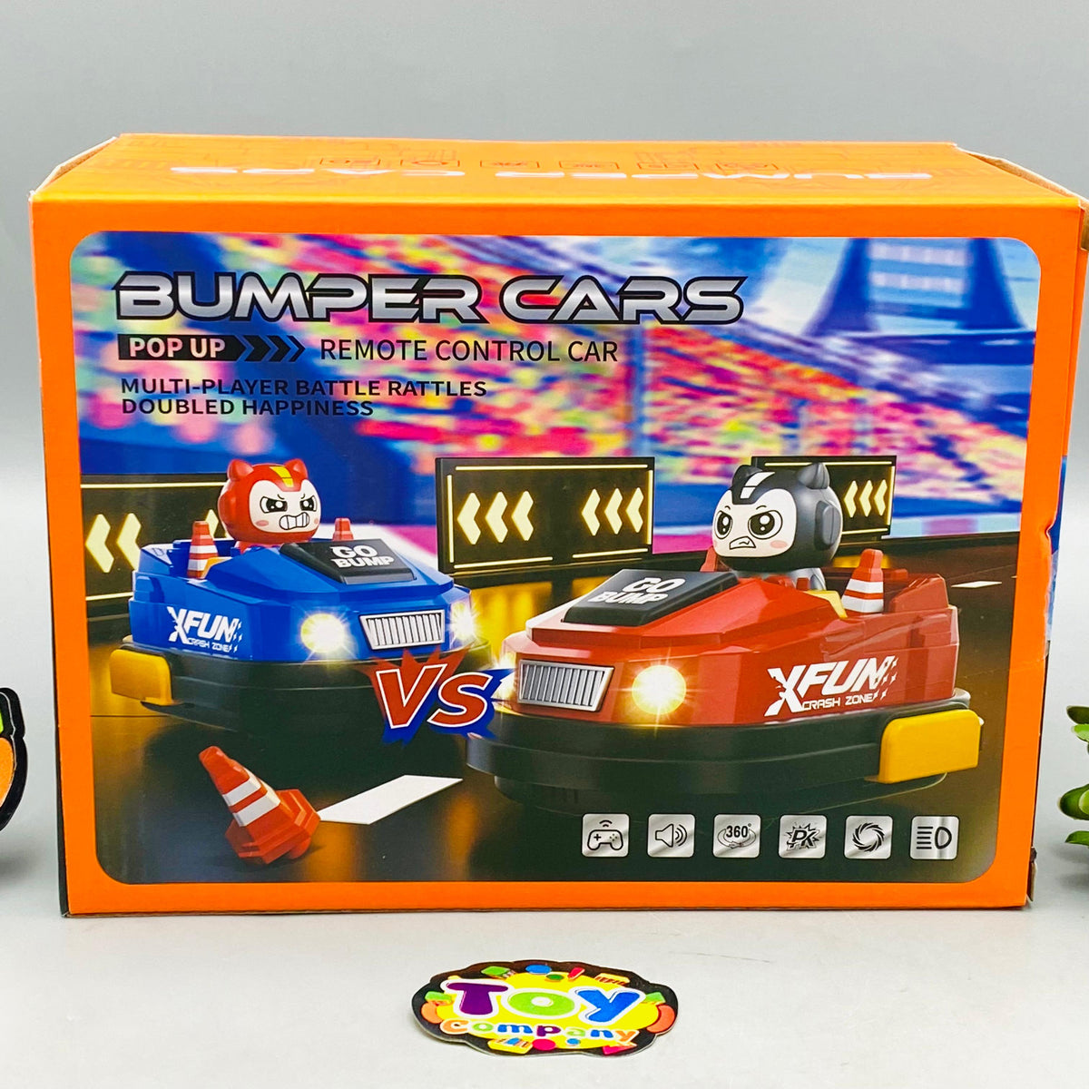 2.4GHz RC 2Pcs Bumper Racing Car
