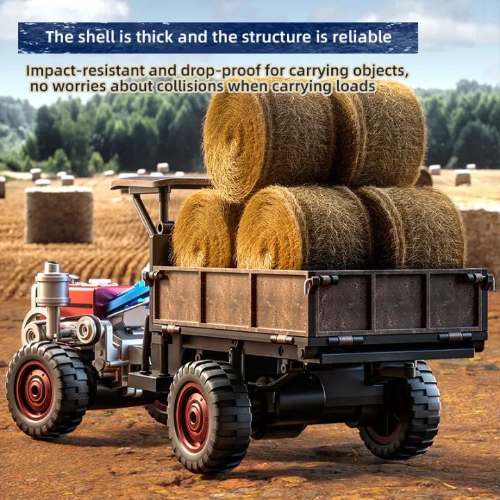 2.4GHz RC 4WD Tractor Model With Smoke