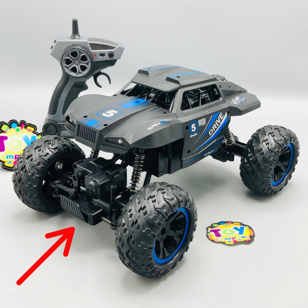 2.4GHz RC 4x4 Off-Road Climbing Spray Truck - Minor Fault