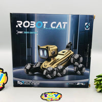 2.4GHz RC 8-Wheels Stunt Robot Cat