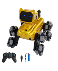2.4GHz RC 8-Wheels Stunt Robot Cat