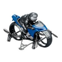 2.4GHz RC Mini Flying Bike With Lights