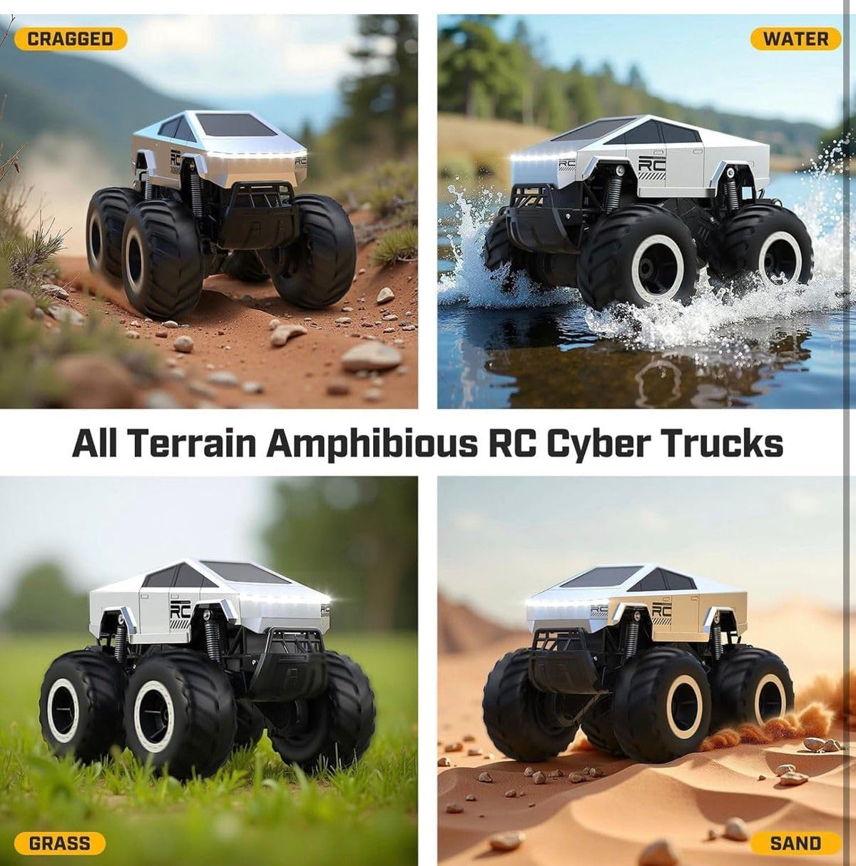 2.4GHz RC Heavy Armor Amphibious Truck