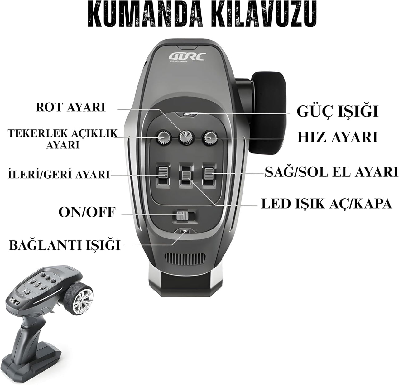 2.4GHz RC Alloy High Speed Blaster Off-Road Truck