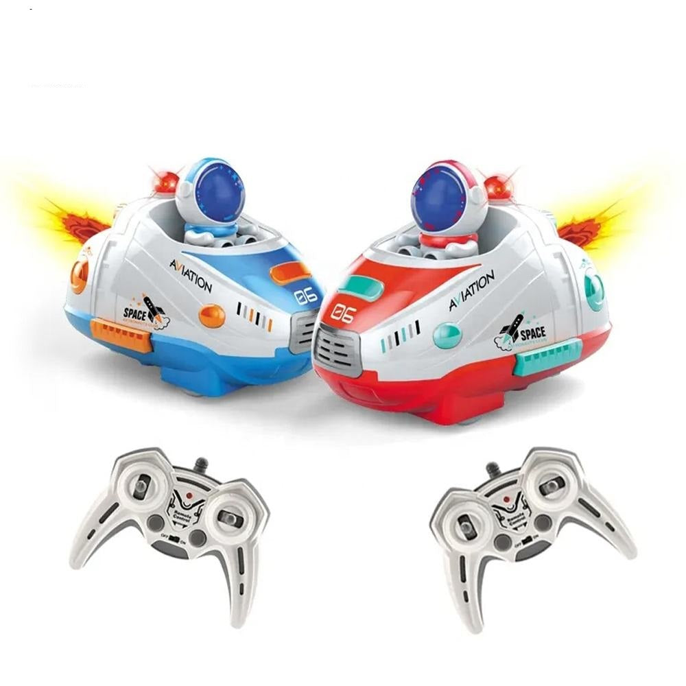 2Pcs 2.4GHz RC Spaceman Bumper Cars
