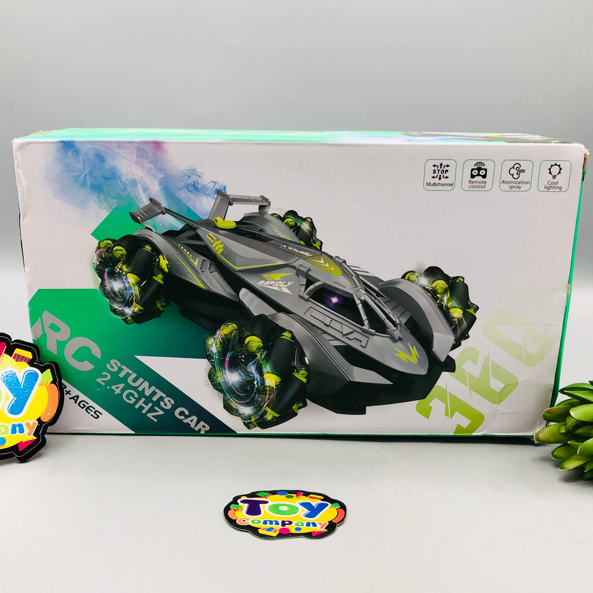 2.4GHz Remote Control Stunt Spray Car