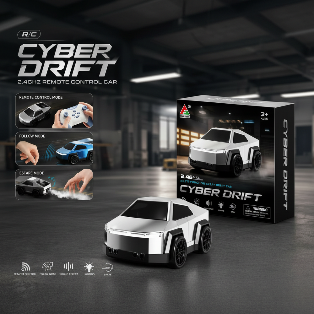 2.4GHz Remote & Induction Controlled Tesla Drift Car