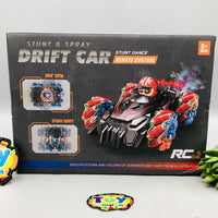 2.4GHz Remote & Watch Control Stunt Spray Car