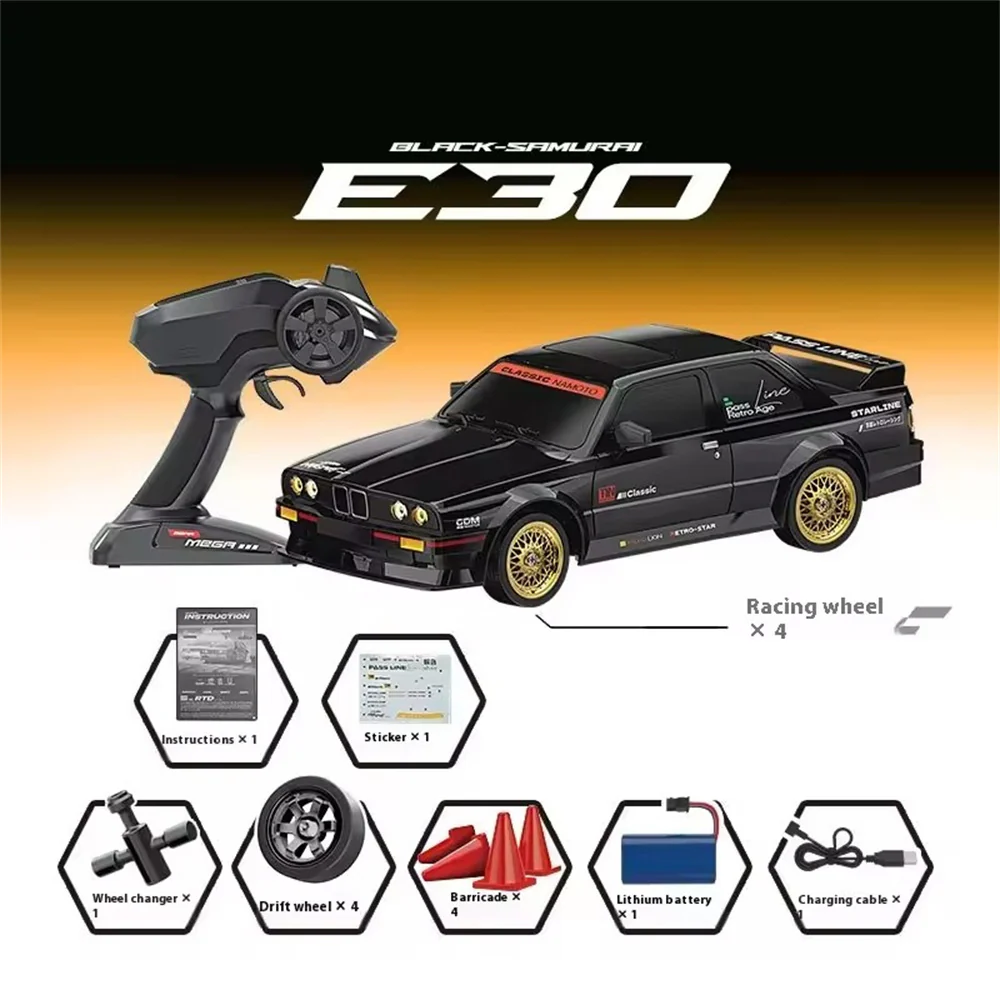 2.4G RC 50Km/h 4WD BMW M3 E30 Drifting Car