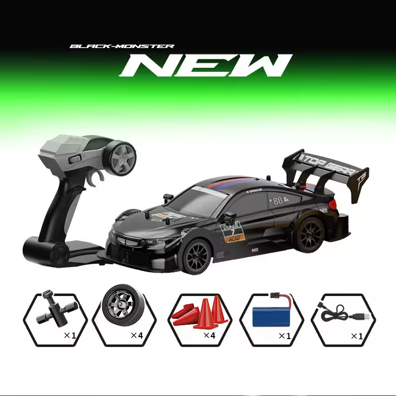 2.4G RC 30Km/h 4WD BMW M4 GT3 Drifting Car